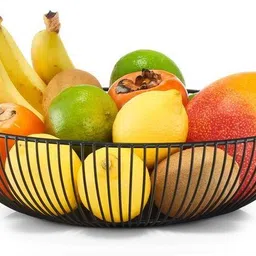 Indian Wideland Twist Metal Fruit & Vegetable Basket For Table Decor Iron Fruit & Vegetable Basket image 1