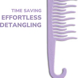 xo curls Shower Detangling Comb-Lavender, Comb for wavy and curly Hair-picture-25