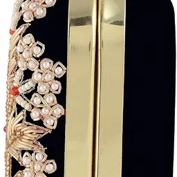 toobacraft Casual BlackClutch- Regular Size image 2