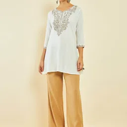 Soch Ethnic Motifs Embroidered Tunic image 3
