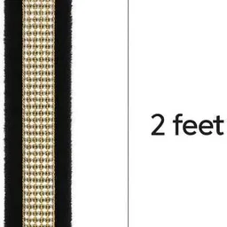 gns pets Dog Collar & Leash Soft Fur Padded, Adjustable (Recommanded for 24-35KG PET) 182 cm Dog Strap Leash image 4