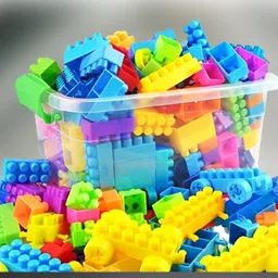 kiddovate Building Blocks Learning Educational Toy for Kids Puzzle Shape 200 Pcs-picture-29