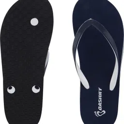 dashny Comfortable Soft Slippers & Flip Flops For Women (Navy) Women Slippers image 4