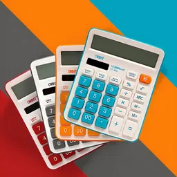 dprime Smart 12 Digit Calculator, Extra Large Display, Solar & Battery OT-333c Basic Calculator-picture-27