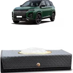 brothertwo Car Tissue Box Holder with 100 Tissue For MG Hector 2023 Onward Vehicle Tissue Dispenser-picture-39