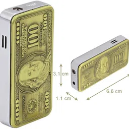 giftinggazebo Metal Premium Refillable Dollar Shape Designer Lighter Pocket Lighter-picture-43