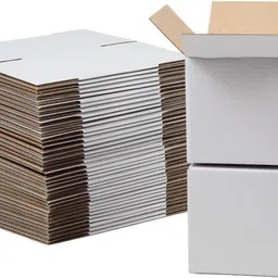 prockage Corrugated Cardboard 4x4x4 inches White Corrugated Shipping Boxes, for Small Business, Gift, Ecommerce Packaging Box-picture-17