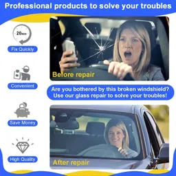 elitepro elite_Windshield Repair Kit For Chipped And Cracked Glass Windshield Repair Kit image 2