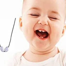 wishingbell natural Tilasmi moti for Teething Babies Baby Teething with Separate Black Thread Teether and Feeder image 3