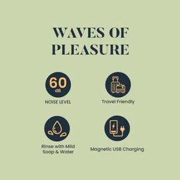 Gomytoy Mouth Performance Vibrating Massager Ring for Men | 9 Vibration Modes App Controlled | Body Safe Silicone | Waterproof | 1HR Runtime Massager image 5