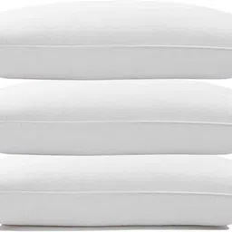 fulffystyl Microfibre Solid Sleeping Pillow Pack of 3-picture-23