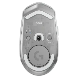 logitech G309 Lightspeed Rechargeable Wireless Optical Mouse with Hybrid Mechanical Switches (25600 DPI Adjustable, Hero 25K Sensor, White) image 5