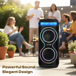 iNFiRe Thunder Pulse 100W Party Speaker | RGB | Wireless Mic | AUX/USB/BT 100 W Bluetooth Party Speaker image 4