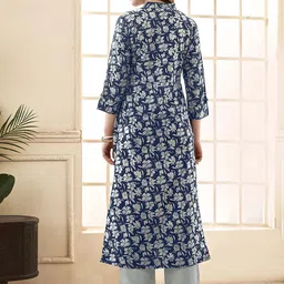 Anouk Printed Pure Cotton Top With Trousers Co-Ords image 3