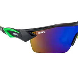 MAGNEQ Mirrored Lens & Black Sports Sunglasses With UV Protected Lens MG 9311/S C8 6617 image 3