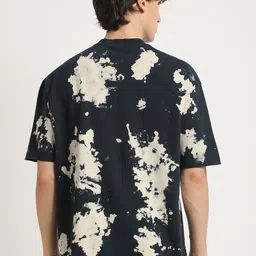 THE BEAR HOUSE Men's Abstract Tie-Dye Crew Neck T-shirt image 4