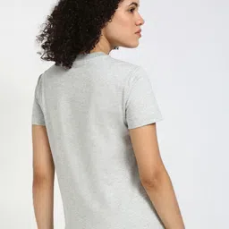 Calvin Klein Jeans Women Typography Printed Round Neck Cotton T-shirt image 2