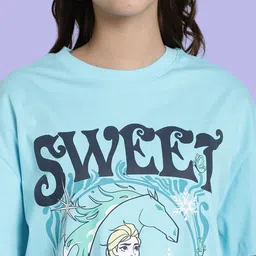 Fabflee Pack Of 2 Typography Printed Drop-Shoulder Sleeves Oversized Cotton T-shirt image 5