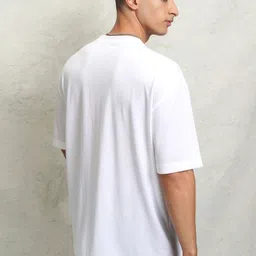 HIGHLANDER Men Graphic Printed Graphic Print Others Round Neck Polyester Oversized T-Shirt image 5