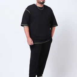 Bewakoof Plus Plus Size Round Neck Pure Cotton Oversized T-shirt image 2