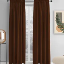 the conversion Coffee lightweight Satin Solids 7ft Light Filtering Rod Pocket Door Curtains (2 Pcs)-picture-39