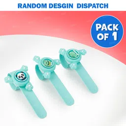 fiddlerz Kid Spinner Watch with LED Light Fidget Wristband & Non Toxic Toy for Boy & Girl image 2