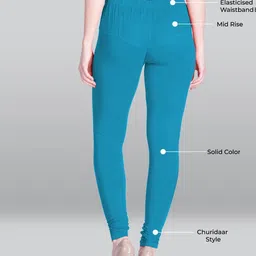 lyra Full-Length Cotton Stretchable Leggings image 5
