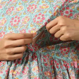 ikk kudi by seerat Women Woven Top & Pyjamas Set image 5