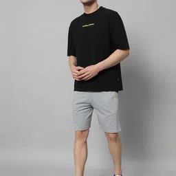 GRIFFEL Men High Rise Cotton Shorts image 5