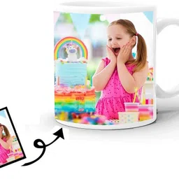 printkart Personalized Photo and Text Ceramic / Cup For Birthday , Anniversary Gift (MUG + KEYCHAIN) Ceramic Coffee Mug-picture-19