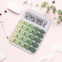 gitesh 032115 Mechanical Calculator - Cute Large LCD Display And Big Buttons Desk Calculator Basic Calculator image 3