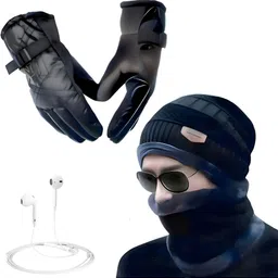 tretos Self Design Winter Men Gloves-picture-12