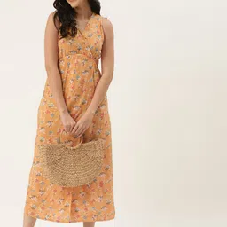 BRINNS Coral Floral Maxi Dress image 3