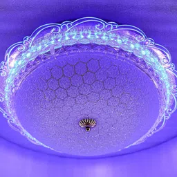 swanart Modern Crystal Chandelier for Living Room & Bedroom Ceiling Light Ceiling Lamp image 4