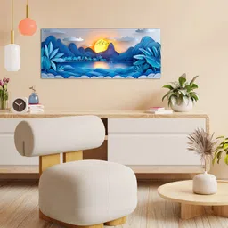 walldaddy 40 cm Wallpaper For Wall Blue Sunshine Wall Stickers For Bedroom Wall Posters Big Size Self Adhesive Sticker image 4