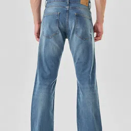snitch Men Boot-Leg Mid Rise Blue Jeans image 2