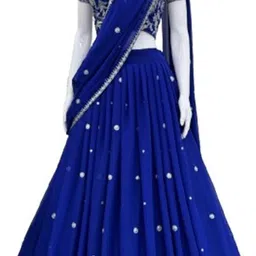 gangotri Embroidered Semi Stitched Lehenga Choli image 2