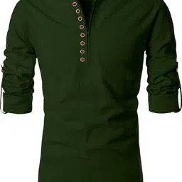 nofilter Men Solid Pure Cotton Straight Kurta-picture-14