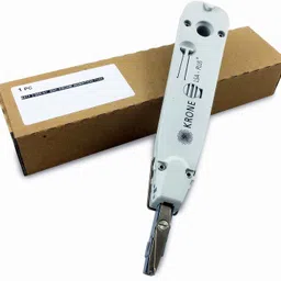 balrama Original Classic High Quality Krone LSA-PLUS Insertion Tool Impact Tool Universal Punch Down Insertion Tool With Sensor, Scissors, Wire Hook And Blade For Seating The Wire Into Terminal Block And Cutting The End Of The Wire Off Telecom Phone Wire Cable Rj11 Rj45 Connectors Professional Network Tool Kit Manual Crimper-picture-14