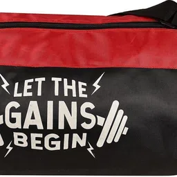 rocketsale 20 L Gym Duffel Bag - DB_Infinity lool Let The Gain Begin Gym Bag - Red, Red image 2