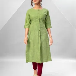 abhi fab Women Printed Cotton Rayon Straight Kurta-picture-38