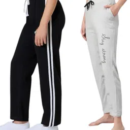 Pack of 2 K4SS PATTI BLACK & STAY STRONG PYJAMA FOR WOMEN | GIRL Women Pyjama-picture-24