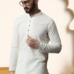 jompers Men Cotton Blend Kurta Pyjama Set-picture-26