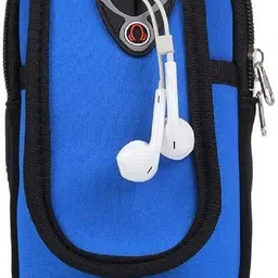 JERN Running Armband, Arm Cell Phone Holder, Fitness and Gym Workouts (Blue) Running Armband, Arm Cell Phone Holder, Fitness and Gym Workouts (Blue)-picture-33