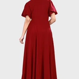 4jstar Rayon Blend Stitched Anarkali Gown image 2