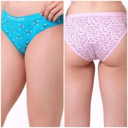 softrays Pack of 6 Women Hipster Multicolor Panty image 2