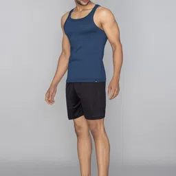 XYXX Men Solid Pack of 2 Pace Combed Cotton For Square Neck Gym Vest image 5