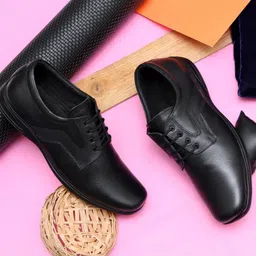 aramish Men's Genuine Leather Lace Up Office Formal Shoes image 2