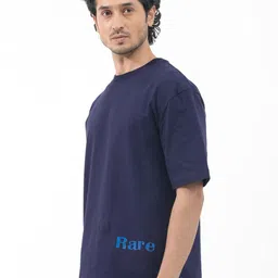 RARE RABBIT Men Meta Oversized Printed T-Shirt image 5