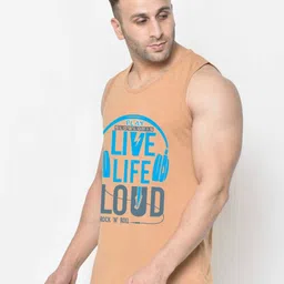 SLOWLORIS Men Typography 2 Printed V-Neck Raw Edge Slim Fit T-shirt image 5